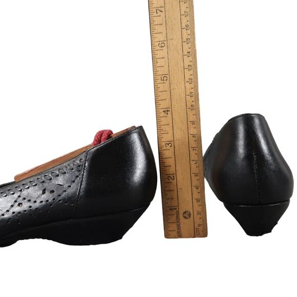 Dr Scholls Shoes Womens 7.5 Loafer Pumps Classic Fashion Leather Comfort Black - Picture 7 of 16